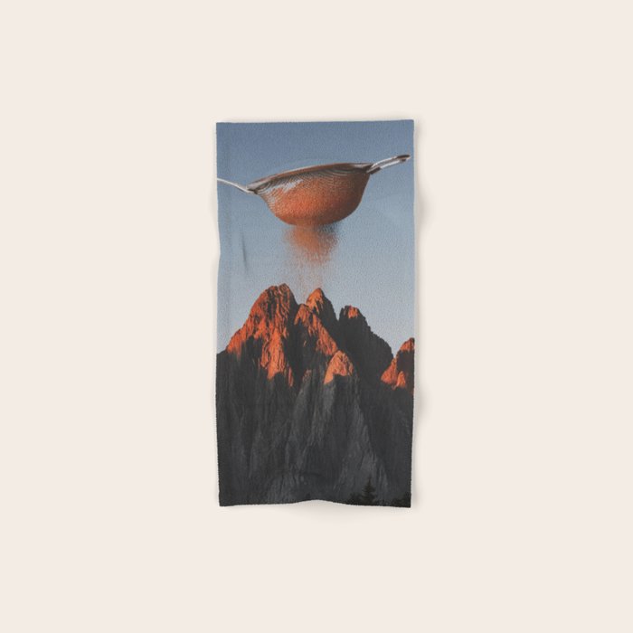 Cocoa Dusk - Chocolate Mountain Peak Bath Towel Gallery Image 1