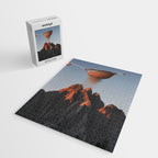 Cocoa Dusk - Chocolate Mountain Peak Jigsaw Puzzle Gallery Image 2