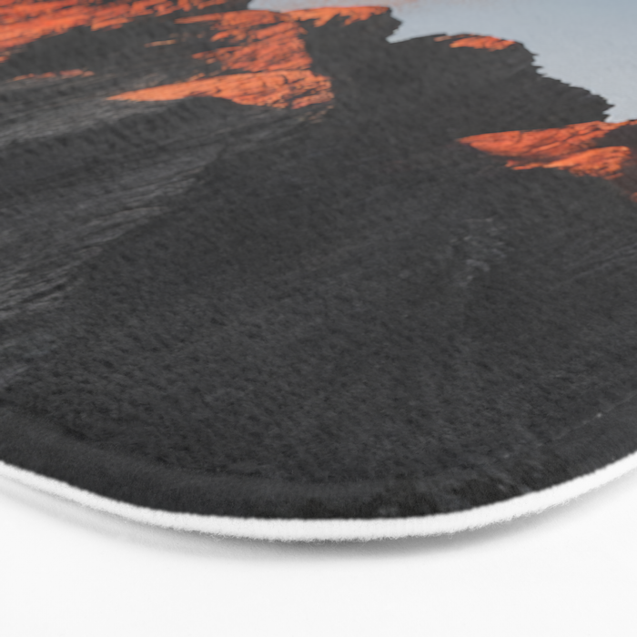 Cocoa Dusk - Chocolate Mountain Peak Bath Mat Gallery Image 3