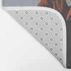 Cocoa Dusk - Chocolate Mountain Peak Bath Mat Gallery Image 2