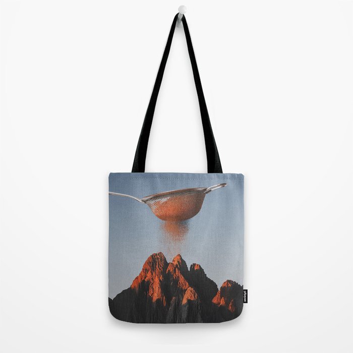 Cocoa Dusk - Chocolate Mountain Peak Tote Bag Gallery Image 2