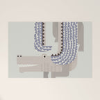 Whimsical Crocodile Welcome Mat Gallery Image 1