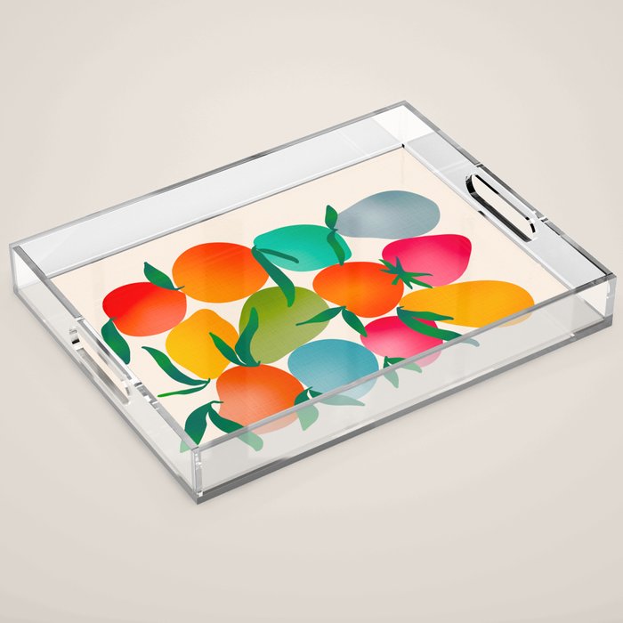 2025 BRIGHT FRUIT MARKET CALENDAR Acrylic Tray Gallery Image 1