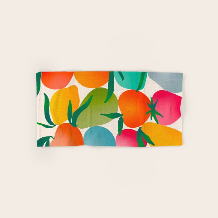 2025 BRIGHT FRUIT MARKET CALENDAR Bath Towel Gallery Image 1