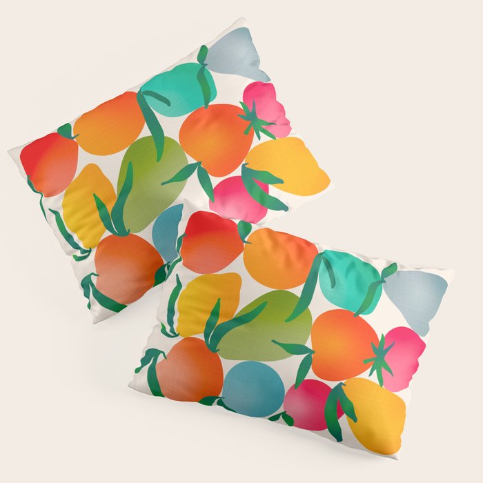 2025 BRIGHT FRUIT MARKET CALENDAR Pillow Sham Gallery Image 3