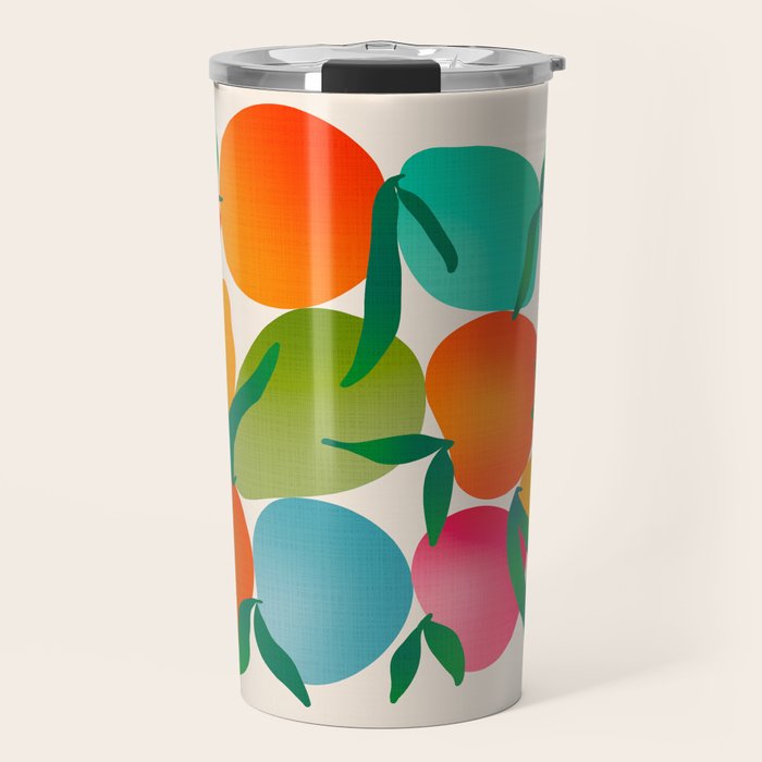 2025 BRIGHT FRUIT MARKET CALENDAR Travel Mug Gallery Image 1