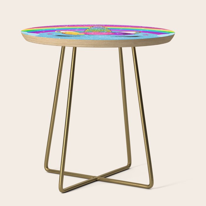 Rainbow Sparkle Unicorn Side Table Gallery Image 1