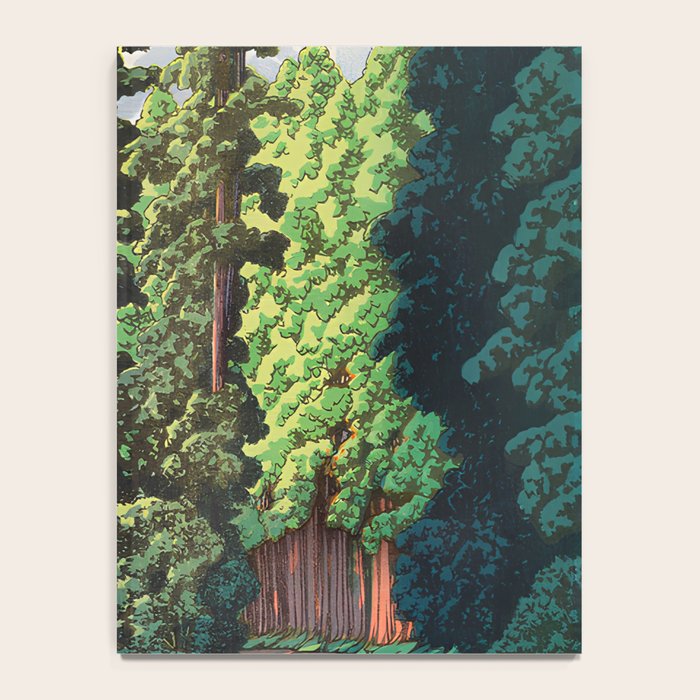 NikkÃ´ gaidÃ´ - Hasui Kawase - The Road to Nikko Kawase Hasui Notebook Gallery Image 4