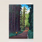 NikkÃ´ gaidÃ´ - Hasui Kawase - The Road to Nikko Kawase Hasui Stationery Card Gallery Image 2