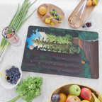 NikkÃ´ gaidÃ´ - Hasui Kawase - The Road to Nikko Kawase Hasui Cutting Board Gallery Image 2