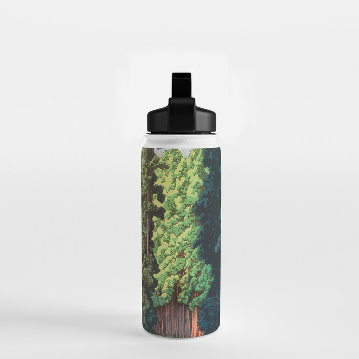 NikkÃ´ gaidÃ´ - Hasui Kawase - The Road to Nikko Kawase Hasui Water Bottle Gallery Image 2