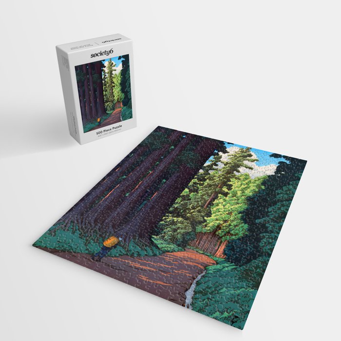 NikkÃ´ gaidÃ´ - Hasui Kawase - The Road to Nikko Kawase Hasui Jigsaw Puzzle Gallery Image 2