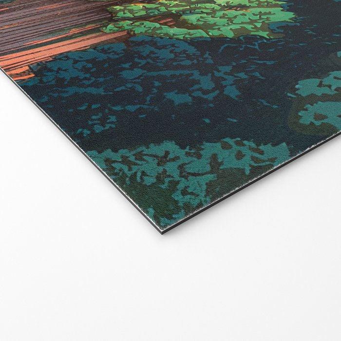 NikkÃ´ gaidÃ´ - Hasui Kawase - The Road to Nikko Kawase Hasui Welcome Mat Gallery Image 2