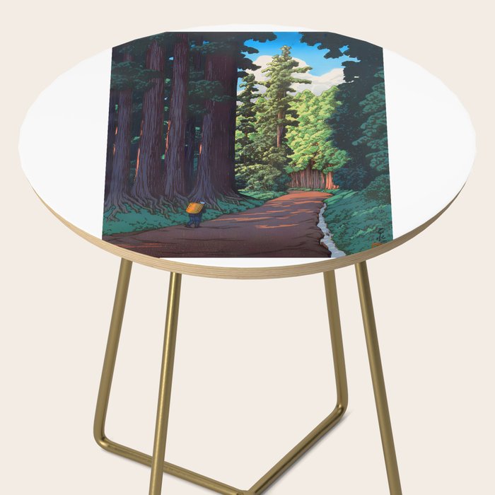 NikkÃ´ gaidÃ´ - Hasui Kawase - The Road to Nikko Kawase Hasui Side Table Gallery Image 2