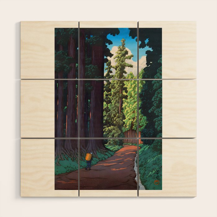 NikkÃ´ gaidÃ´ - Hasui Kawase - The Road to Nikko Kawase Hasui Wood Wall Art Gallery Image 1