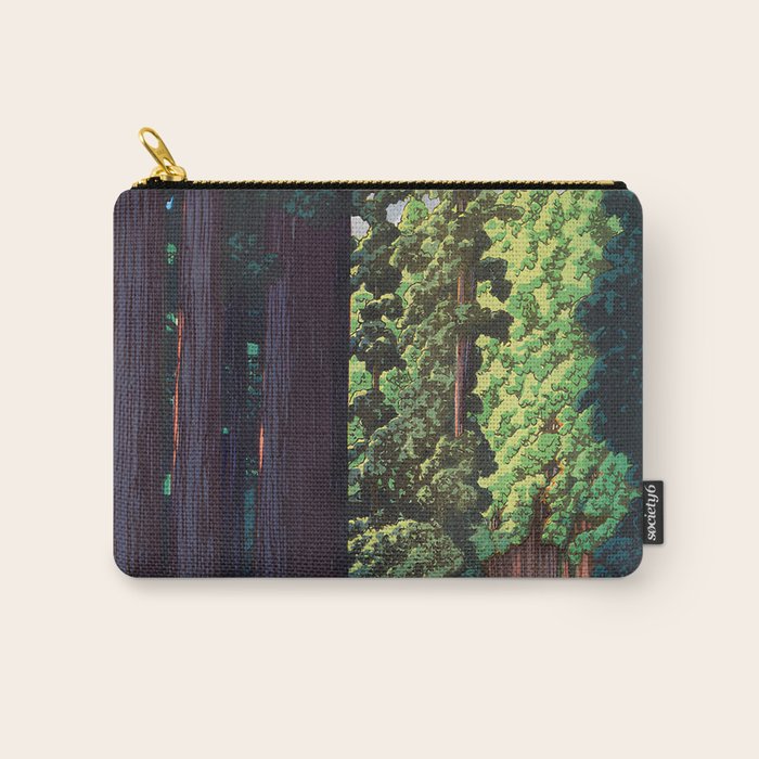 NikkÃ´ gaidÃ´ - Hasui Kawase - The Road to Nikko Kawase Hasui Carry All Pouch Gallery Image 1