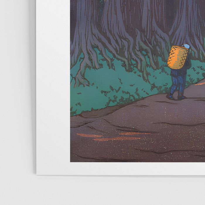 NikkÃ´ gaidÃ´ - Hasui Kawase - The Road to Nikko Kawase Hasui Poster Gallery Image 3