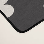 Black and White Daisy Flower Desk Mat Gallery Image 4