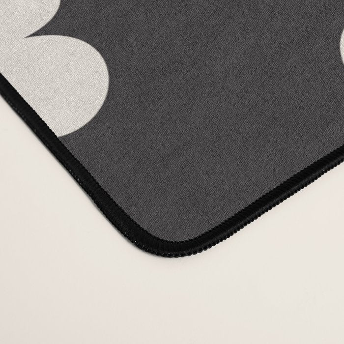Black and White Daisy Flower Desk Mat Gallery Image 4