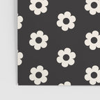 Black and White Daisy Flower Poster Gallery Image 3