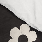 Black and White Daisy Flower Comforter Gallery Image 4