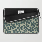 Daisy Florets 07 Green Laptop Sleeve Gallery Image 2