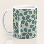 Daisy Florets 07 Green Coffee Mug Gallery Image 3