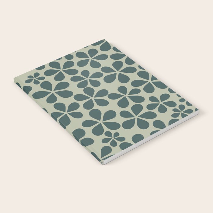 Daisy Florets 07 Green Notebook Gallery Image 1