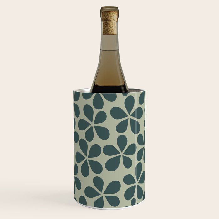 Daisy Florets 07 Green Wine Chiller Gallery Image 1