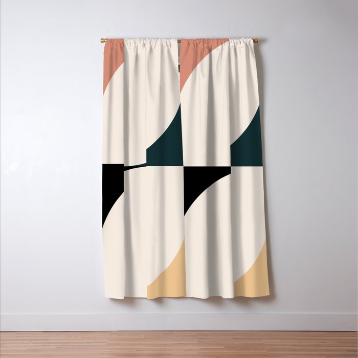Almond Abstract XVII Window Curtain Gallery Image 3