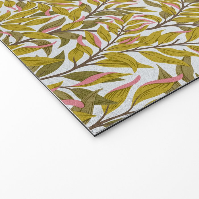 Autumn Botnica Foliage in Green Welcome Mat Gallery Image 2