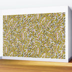 Autumn Botnica Foliage in Green Wall Mural Gallery Image 2