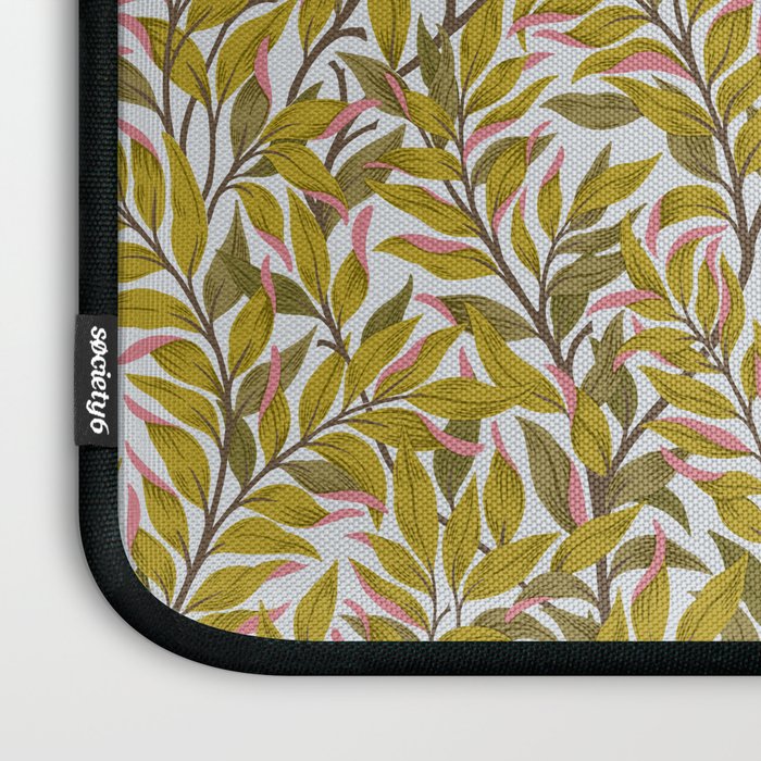 Autumn Botnica Foliage in Green Laptop Sleeve Gallery Image 3