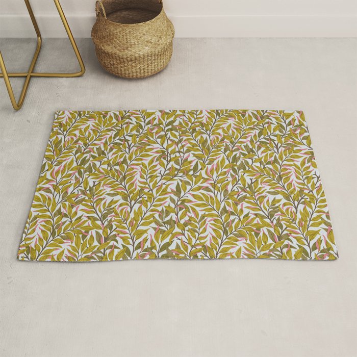 Autumn Botnica Foliage in Green Rug Gallery Image 1