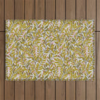Autumn Botnica Foliage in Green Outdoor Rug Gallery Image 1