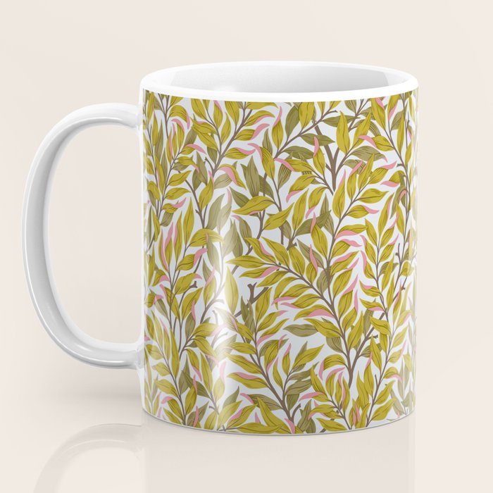 Autumn Botnica Foliage in Green Coffee Mug Gallery Image 3