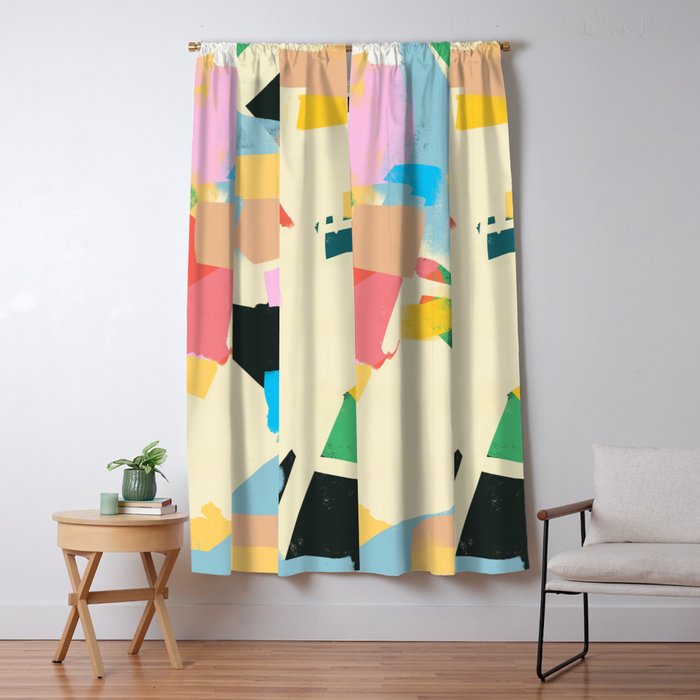 Modern Abstract Art 97 Window Curtain Gallery Image 5