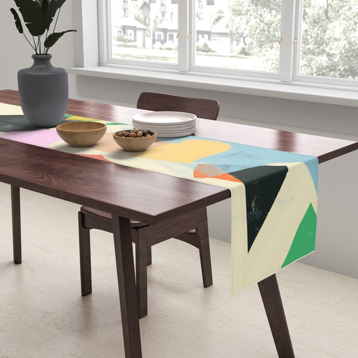 Modern Abstract Art 97 Table Runner Gallery Image 2