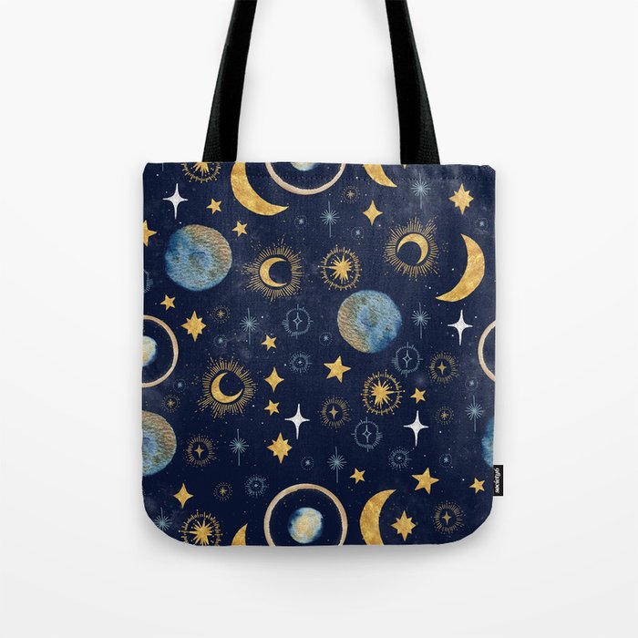 Starry night sky ABS 1 Tote Bag Gallery Image 1