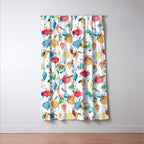 Holiday 2025 Christmas Colorful Baubles Window Curtain Gallery Image 3
