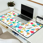 Holiday 2025 Christmas Colorful Baubles Desk Mat Gallery Image 2