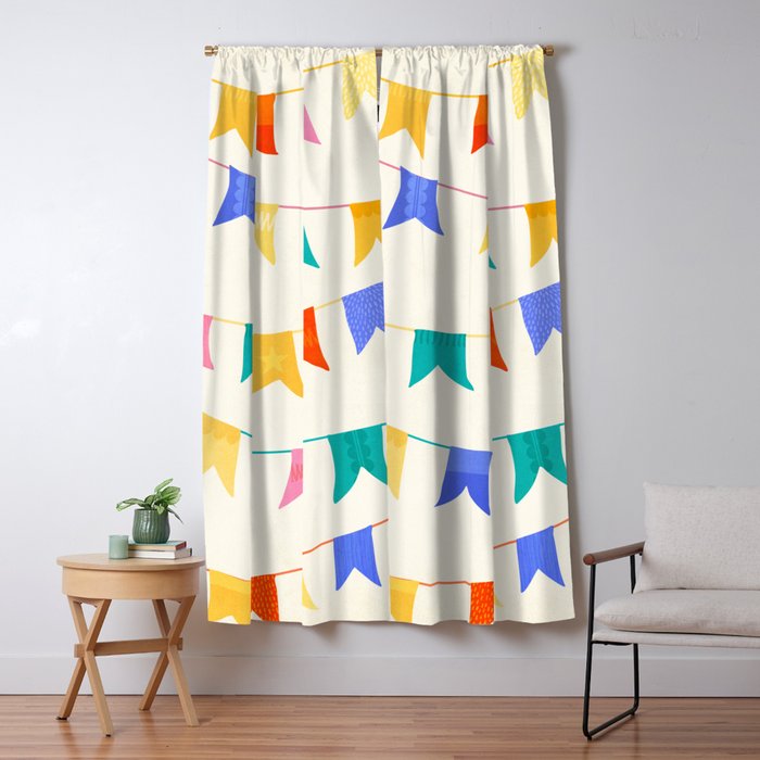 Festive Flags Window Curtain Gallery Image 1