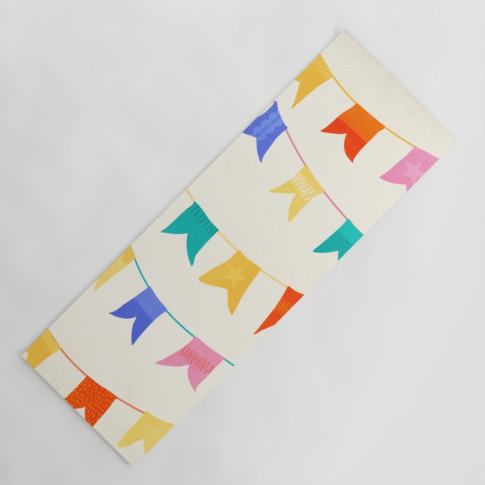 Festive Flags Yoga Mat Gallery Image 1
