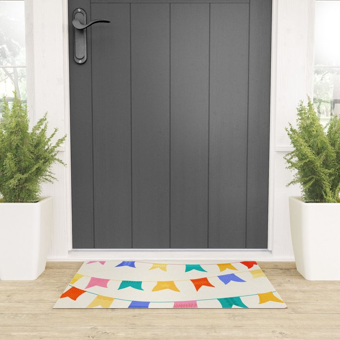 Festive Flags Welcome Mat Gallery Image 3
