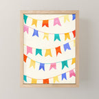 Festive Flags Mini Art Print Gallery Image 1
