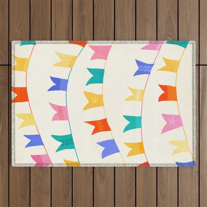 Festive Flags Outdoor Rug Gallery Image 1