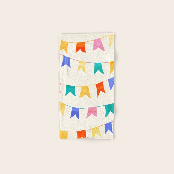Festive Flags Bath Towel Gallery Image 1