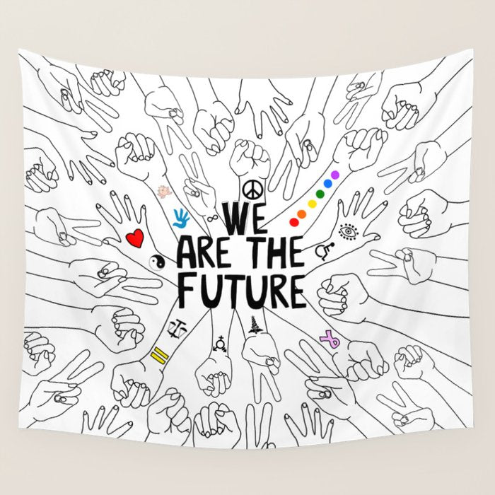 We Are The Future Tattoos Part 1 Wall Tapestry Gallery Image 4