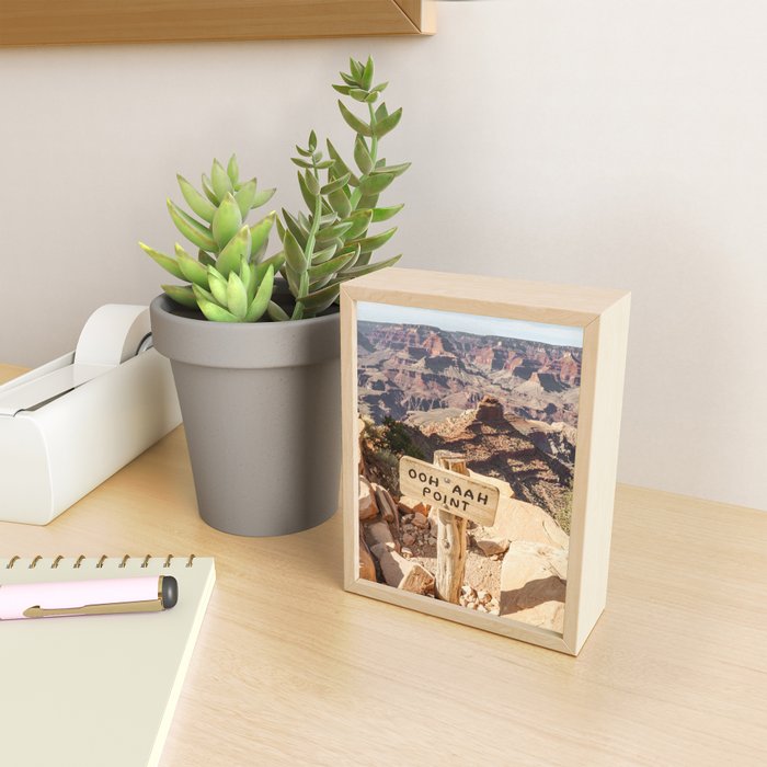 Viewpoint Grand Canyon National Park Arizona Photo | Nature Landscape Print | USA Travel Photography Mini Art Print Gallery Image 2