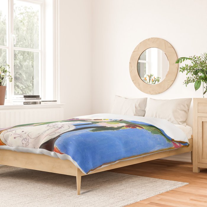 Henri Matisse Vase with Flowers Duvet Cover Gallery Image 2